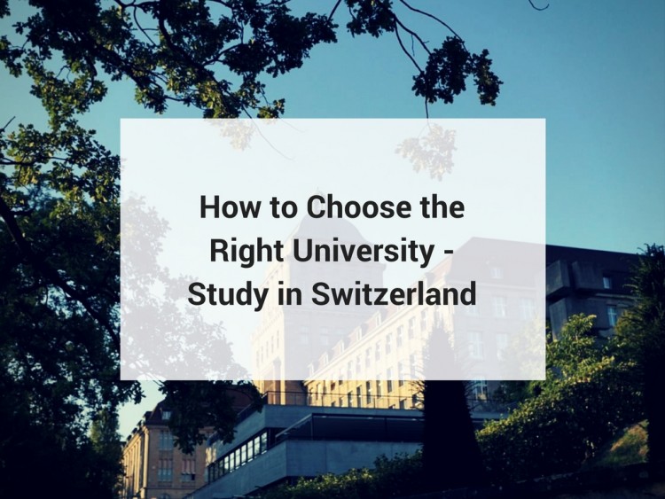 How to Choose the Right University